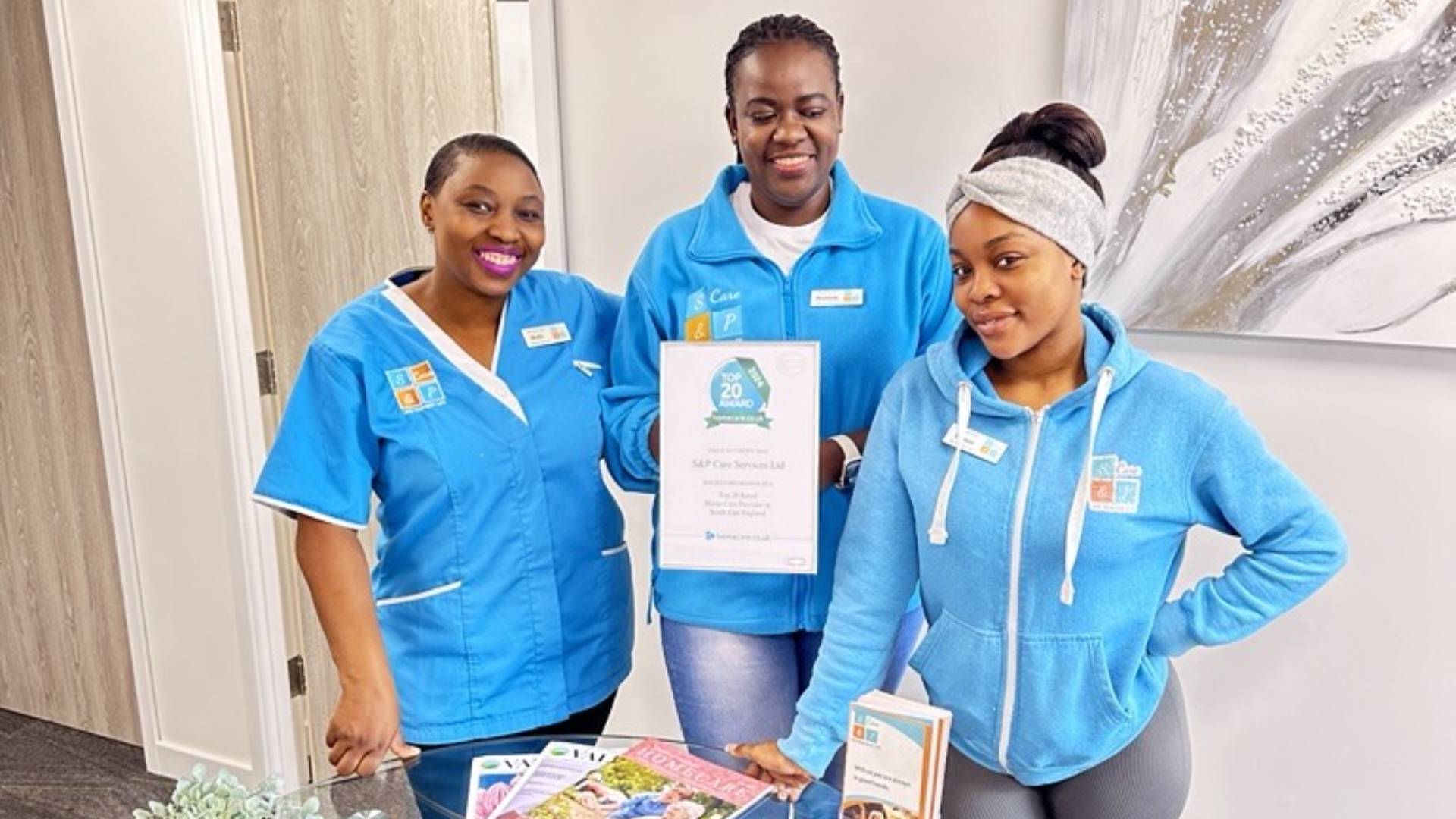 S&P Care Named Top 20 Home Care Provider South East England 2025 for Second Consecutive Year!